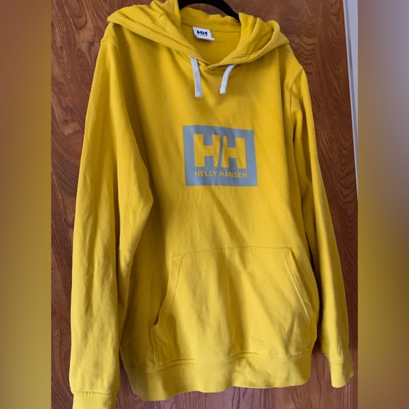 Helly Hansen Canary Yellow Men's Hoodie XL - Picture 3 of 5